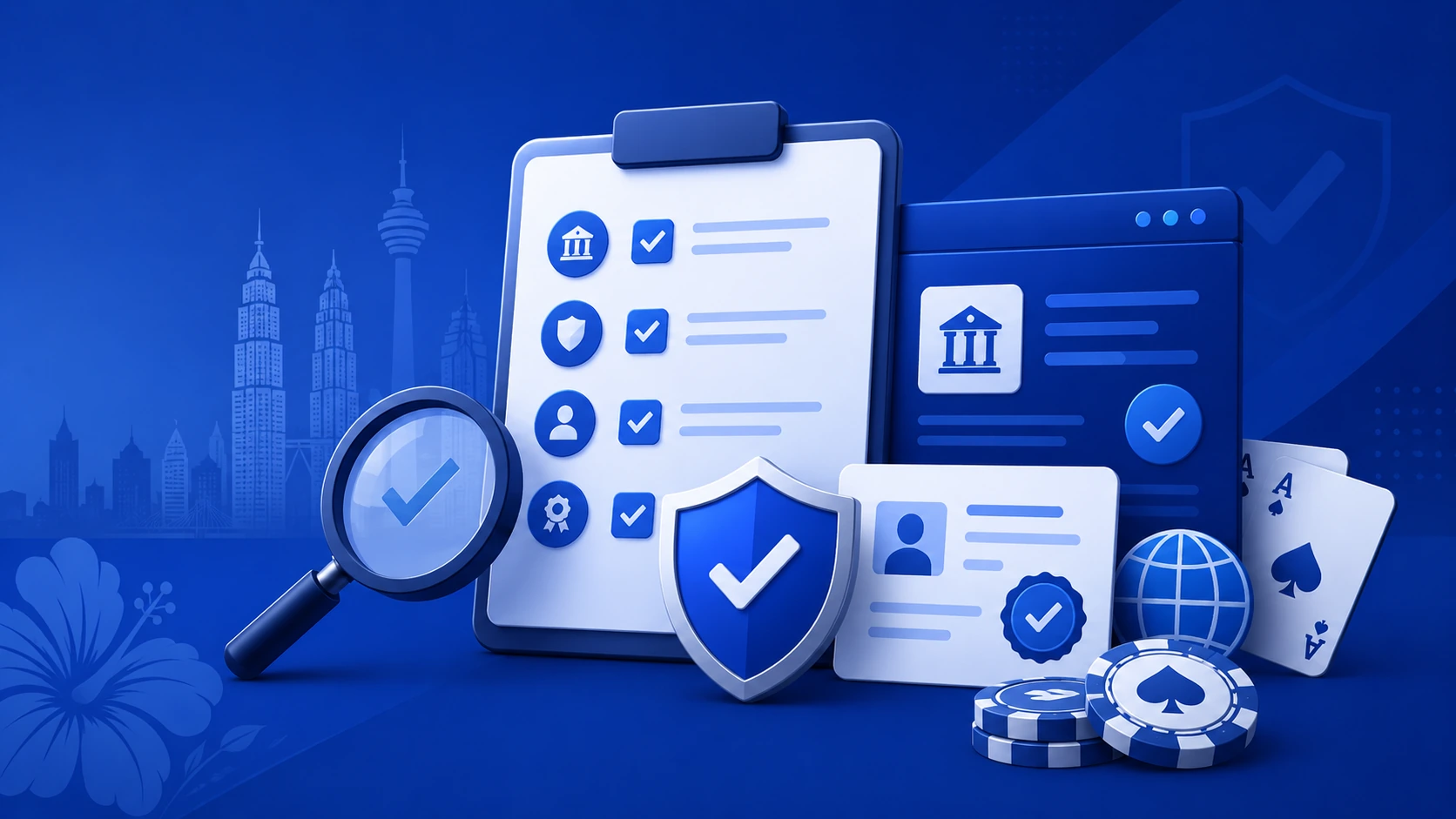 Licensing and operator verification illustration