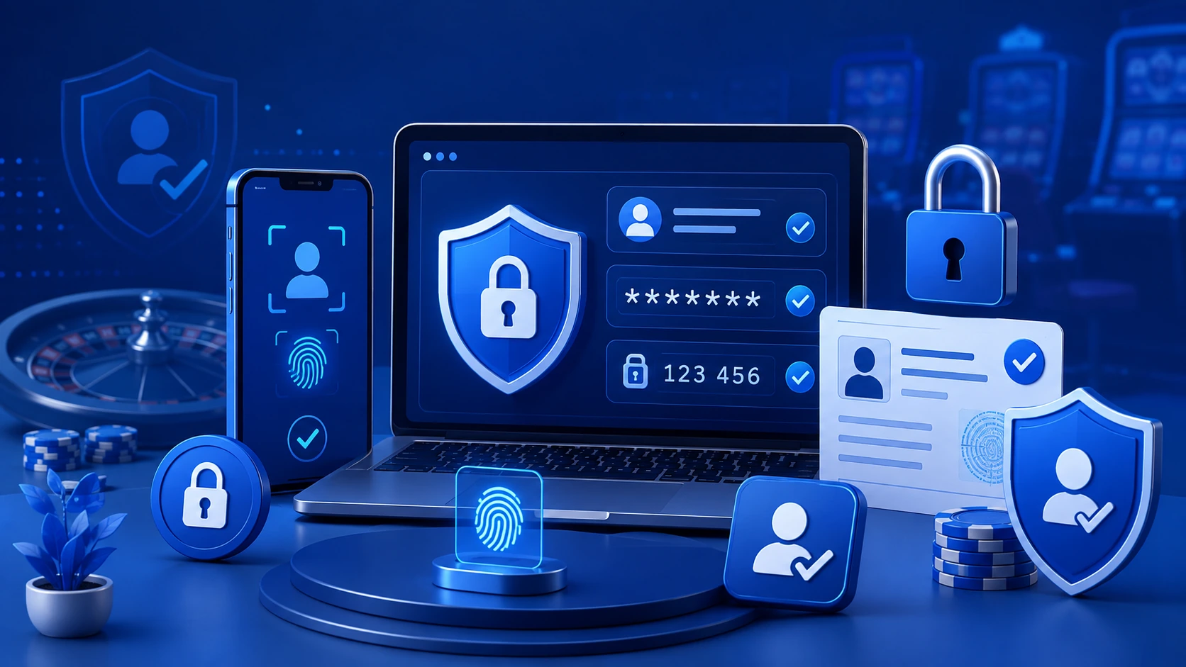 Account security and privacy illustration